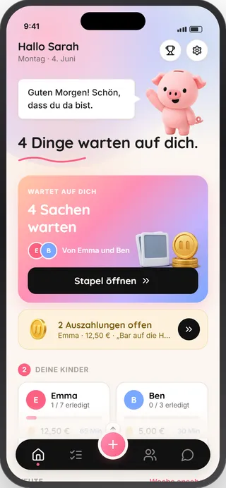 Pepp Eltern-App: Beweis-Stapel wartet auf Prüfung